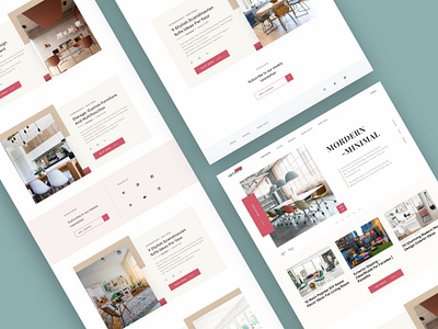 Artistic. Interior Design Blog art artwork blog clean color creative design landing page minimal minimalist minimalistic style typography user interface design ux web web design webdesign website white