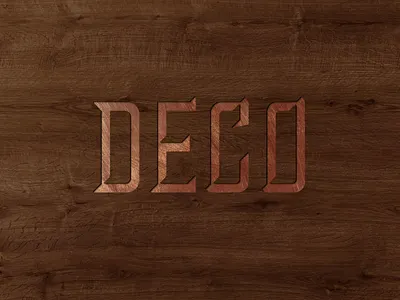 DECO Logo apartment branding denver design graphic design handlettering lettering logo logo design type typography
