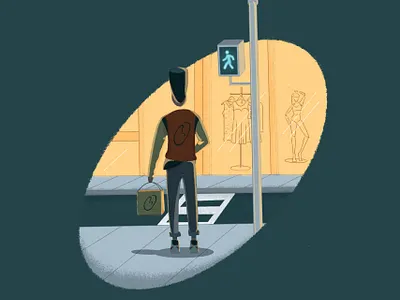 Shopper characterart characterdesign graphicdesign graphicdesigner illustration illustrator ipadproart retail shopping vectorart