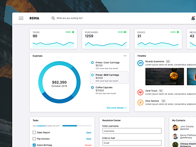 Roma Theme & Layout admin admin panel admin template angular crm dashboard design enterprise java minimal primefaces primeng react sketch template ui ui design vue