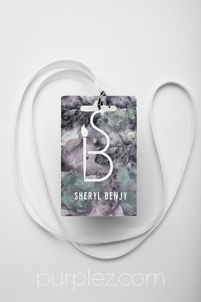 identification card design Sherylbenjy project brand branding design designer graphic graphic design graphicdesigners identity minimal mockup