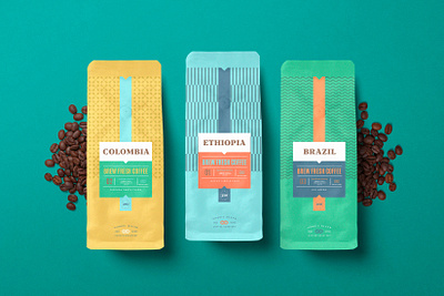 Coffee packaging design - Nordic Blend Roastery badge brand branding chocolate coffee coffee bag coffee label coffee roaster company food designer food packaging label logo minimal modern package design packaging roasters roastery roasting