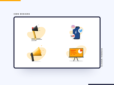 Icon Design adobe art design dribbble flat illustration illustrations illustrator landing page new portfolio procreate ui vector website