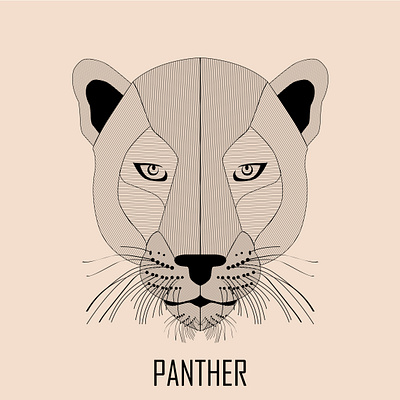 Art Lines Panther adobe illustrator animal art artist branding branding design drawing drawings graphicdesign graphics illustration line art linework panther sketch vector vector art wwf