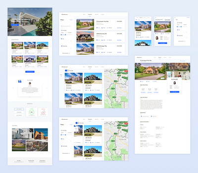 Real Estate Website Design design real estate ui ux ux ui design uxdesign webdesign