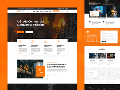 Industic Classic construction industrial industrial business industrial company industrial corporate industrial engineering industrial factory industry machinery manufacturing ui uiux user interface user interface design userinterface uxdesign web webdesign