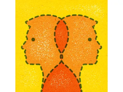 ⁣Sven Diagram.⁣ adobe conceptual distress editorial experiment illustration personal retro texture vector