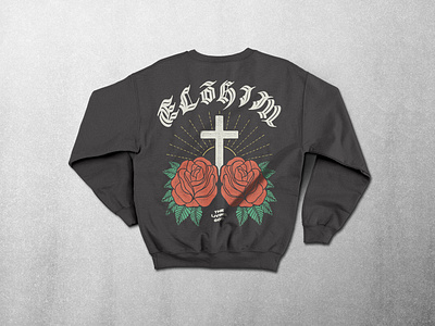 elōhim Sweater brand branding clothing brand clothing design custom type design graphic design graphicdesign graphics hand lettering illustraion illustration art illustrations illustrator lettering lettering logo logo logo design type typography