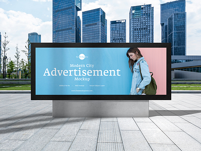 Free Modern City Advertisement Billboard Mockup billboard billboard mockup branding branding mockup download font frame free free mockup freebie identity mock up mockup mockup free mockup psd mockups print psd stationery template