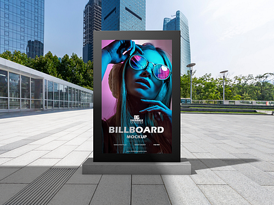 Free Outdoor Office Billboard Mockup For Advertisement billboard billboard mockup branding branding mockup download font frame free free mockup freebie identity mock up mockup mockup free mockup psd mockups print psd stationery template