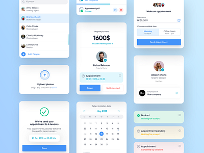 Design system app branding calendar cards components design design system experience flat icons interface ios mobile profile ui ui design upload user experience ux web