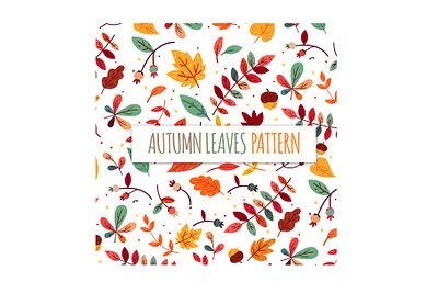 Autumn Pattern abstract autumn autumn flyer autumn leaves buy fall freelance illustration pattern pattern design vector vector illustration