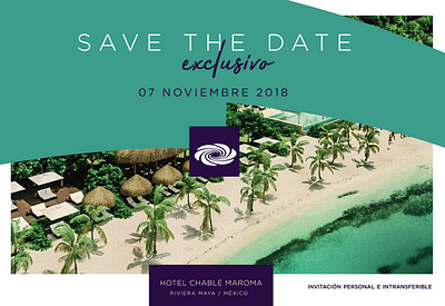 Save the Date / Forum 2018 brand design inspiration