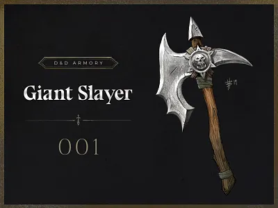 D&D Armory - 001 : Giant Slayer armory ddarmory dnd dndarmory