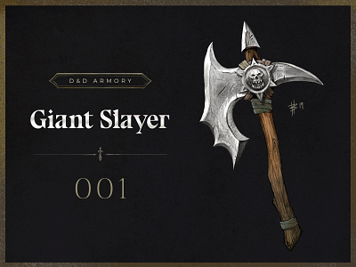 D&D Armory - 001 : Giant Slayer armory ddarmory dnd dndarmory