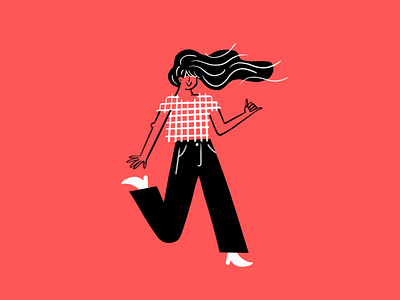 dance! 💃🤙 dance design doodle illo illustration ipad pattern process procreate sketch woman