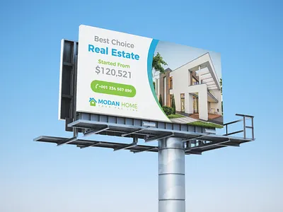 Real Estate Billboard advertising banner banner ad banner ads estate real estate