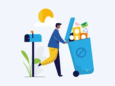 bl email email marketing illustration spam stats website