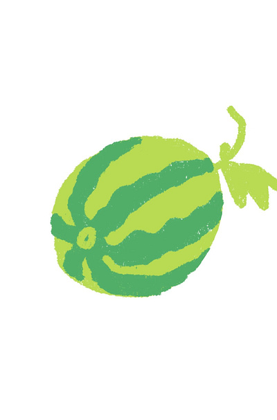 watermelon illustration logo