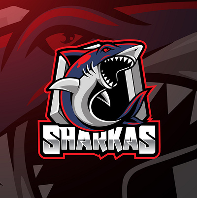 Shark sport mascot logo design animal logo branding design esport esports game design graphic design illustration logo mascot logo shark