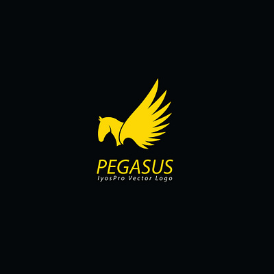 Pegasus logo design gold pegasus logo gold pegasus logo identity and branding logo typography