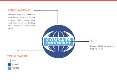 Comsat University LOGO 1 dribbble logo logo design logo designing modern logo redesigning logo universitylogo wilirax wilirax designs