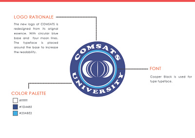 Comsat University LOGO 3 design dribbble logo logo design logo designing modern logo wilirax wilirax designs