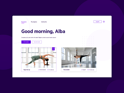 Yoga.people — online program 🧘‍♀ course design fitness online program sport typography ui ux website yoga yoga studio