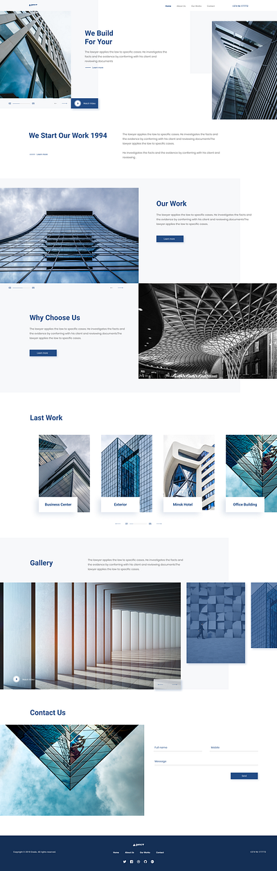 Architecture architect architectural design architecture behance build building construction design dribbble landing web webdesign