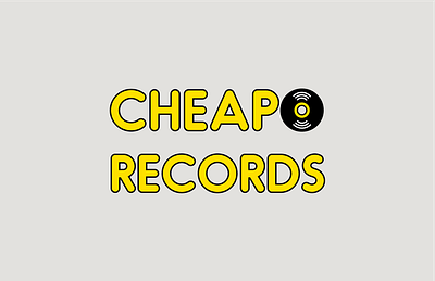 Cheapo Records Logo cheapo cheapo records logo logodesign logotype record store typogaphy vintage