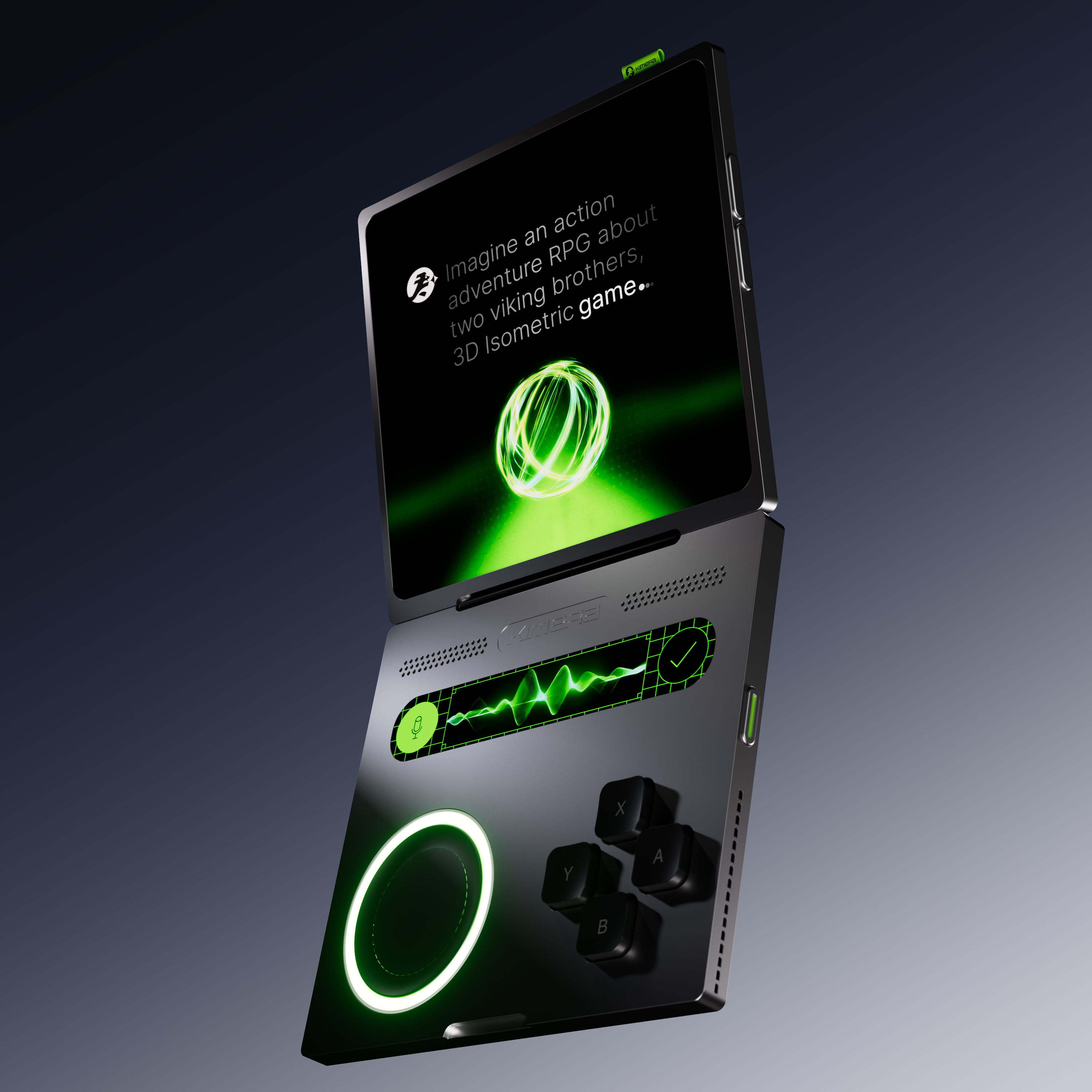 Kimera: Product Shot Console 1 3d ai ai console branding c4d console octane product render ui