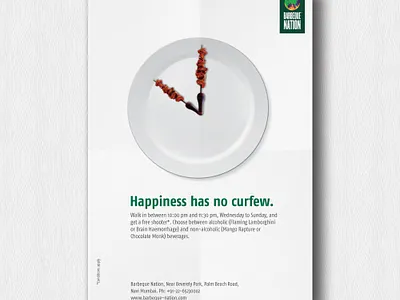 Barbeque Nation - Late comers ads design branding