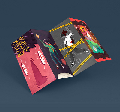 Buzzzzzzed animation comic design gif hello dribbble illustration photoshop typography zine