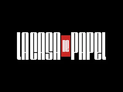 La Casa de Papel clean film la casa de papel lettering logo logotype movie netflix simple type typography