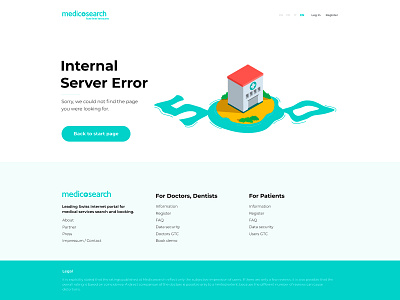 error 500 design error 500 illustration marakas medicosearch ui web website