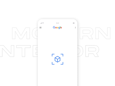 AR Interior Case / Google Lens adjust animation ar augmented buy google intelligence interface interior lamp landingpage lens modern place reality room scan user vision