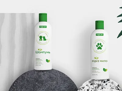 Magic pet pets shampoo animal cat dog packaging pets shampoo