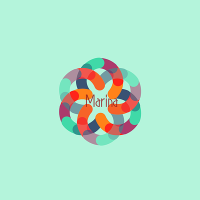 Marina illustration logo web