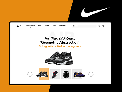 Nike Homepage Redesign design redesign ui ux web webdesign