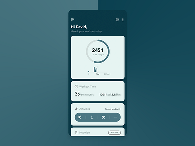 Workout Tracker | Daily UI app daily dailyui design ios sketch tracker ui uidesign workout workout tracker