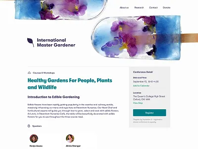 Event home page brand design clean design clean ui dribble event flowers interface landing landing design modern product styleguide ui ui design uiux user ux design webdesign website