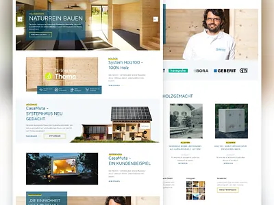 Landingpage Concept Holzgemacht adobexd company design hero landingpage screendesign ui ux web webdesign xd