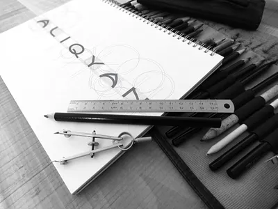 ALIQYAN Jewelry Logo arabesque arabian arabic design arabic logo branding identity jewelry jewelry logo logo logo design lux luxury luxury branding mosque mosque logo panter panter vision type typeface wordmark