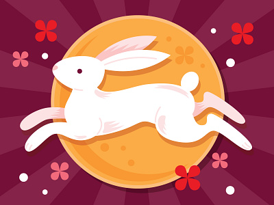 Mid-Autumn Festival Illustration illustration mid autumn festival moon rabbit