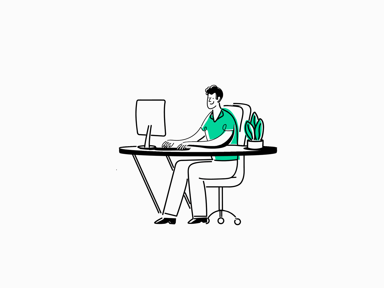 Typing by anoosh.arakelyan on Dribbble