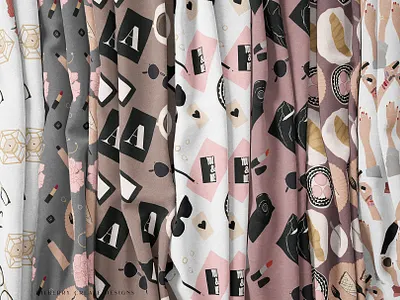 Feminine Lady Boss pattern abstract art illustration pattern pattern a day pattern art pattern design seamless pattern