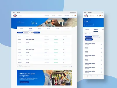 Transaction History - Web account design history mobile profile transaction history transactions ui ux web web design