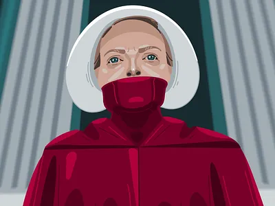 June Osborne / The Handmaid's Tale 2d character cinema illustration procreate series series art