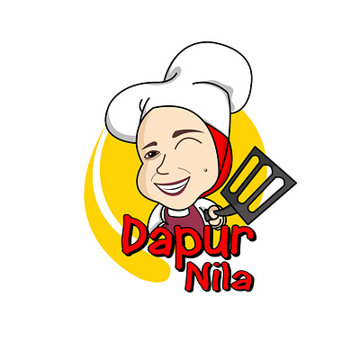 DAPUR NILA LOGO branding design design graphic flat illustration illustrator logo vector