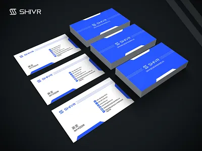 SHIVR Business Card ad business card business card template card company design designer business card nisha nisha droch nisha f1